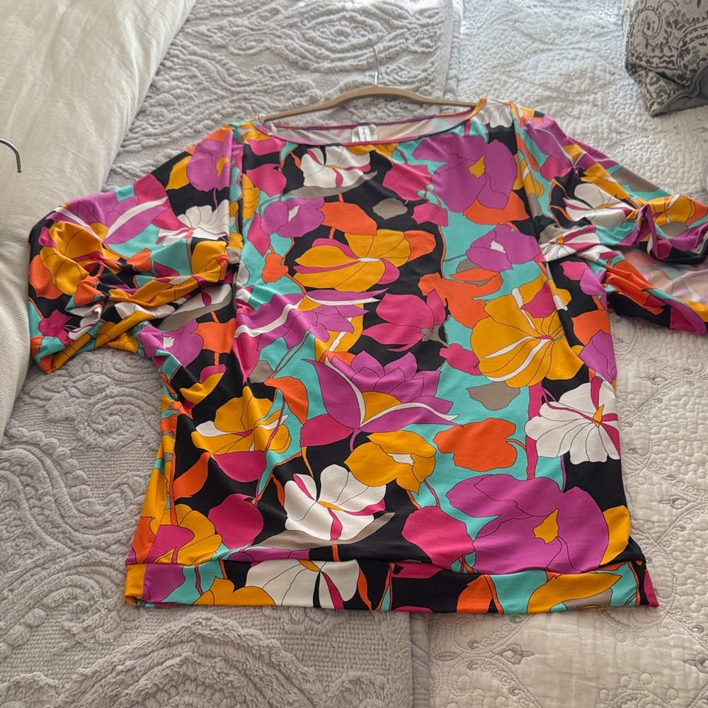 Trina Turk Multicolor Abstract Top - Picture 4 of 4